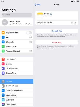 Press the Home key to return to the home screen.