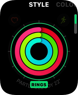 Press the Digital Crown twice to return to the home screen.