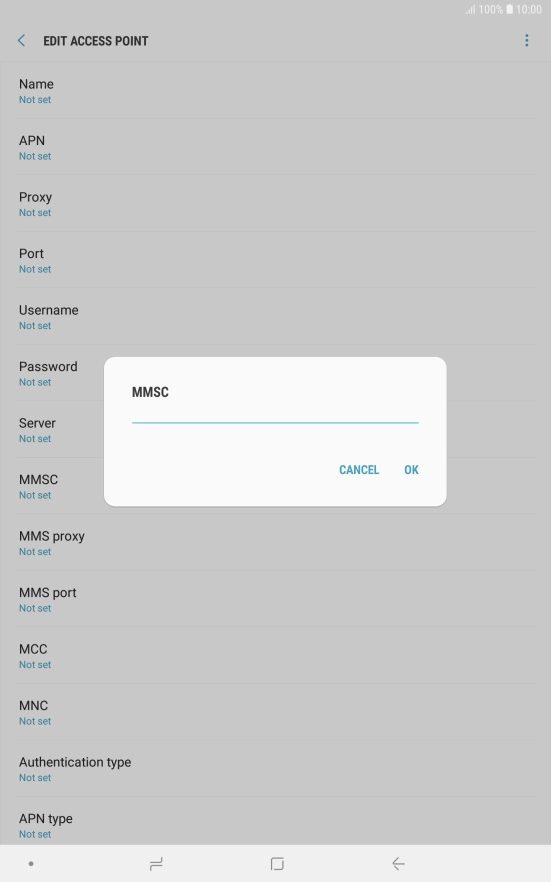 Key in http://pxt.vodafone.net.au/pxtsend and press OK.