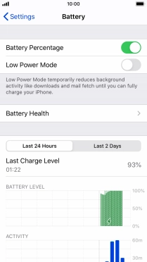 Press Battery Health.