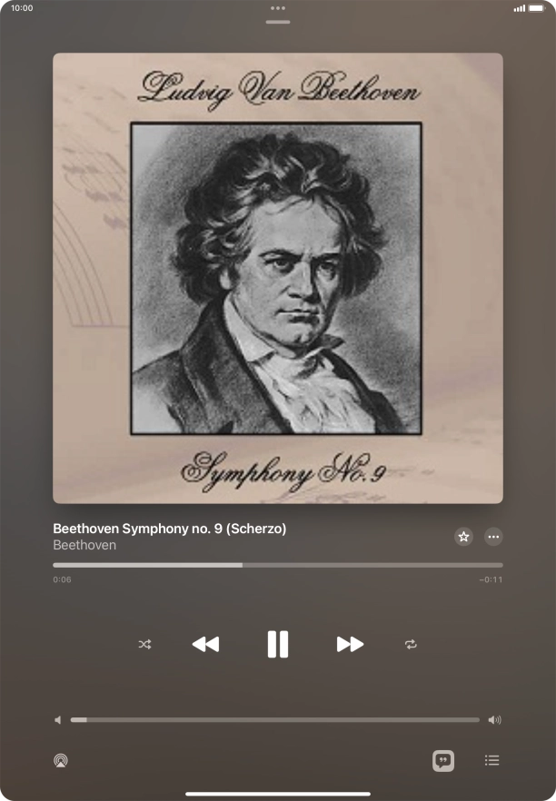 Press arrow right to go to the next audio file.