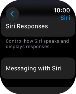 Press Siri Responses.