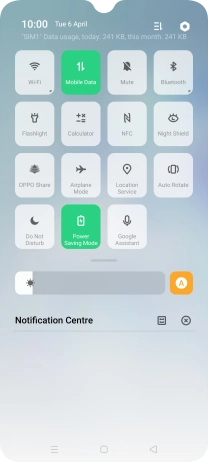Press the Home key to return to the home screen.