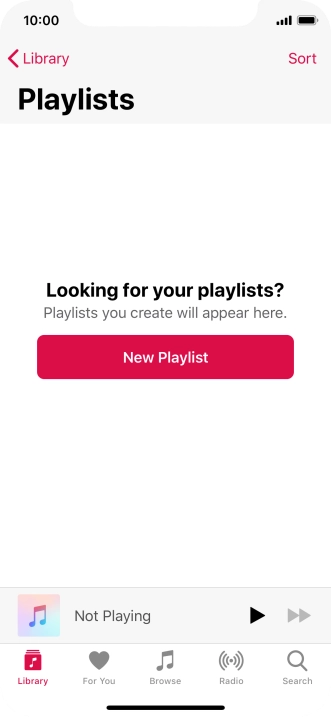 Press New Playlist.