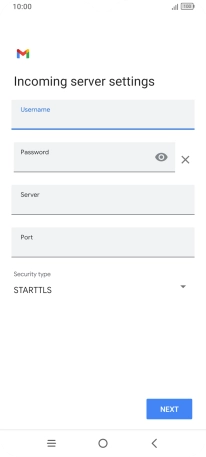 Press the field below 