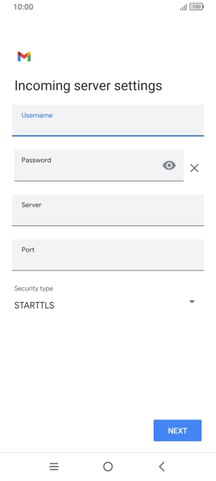 Press the field below 