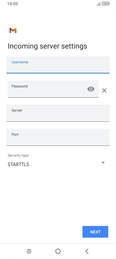 Press the field below 