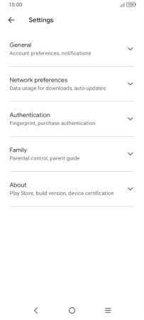 Press Network preferences.