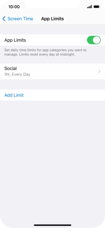 Press the required category.