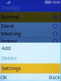Select Settings.
