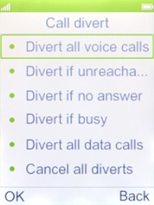 Select Cancel all diverts.