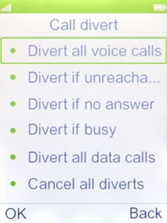 Select Cancel all diverts.