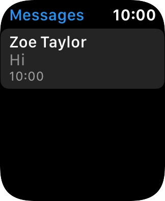 Press the required iMessage.
