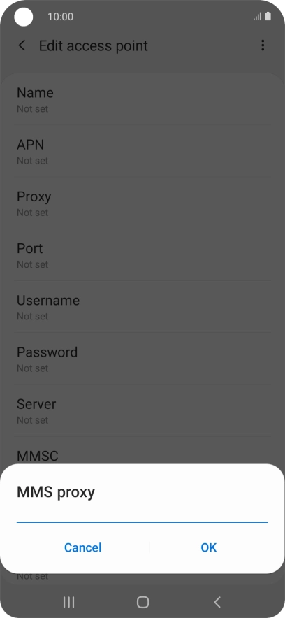 Key in 10.202.002.060 and press OK.
