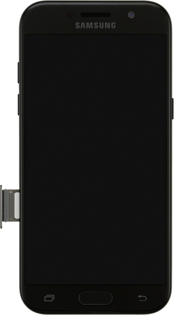 Slide the SIM holder into your phone.