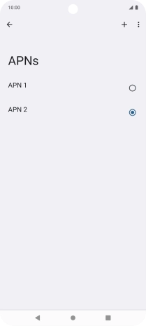 Press the Home key to return to the home screen.