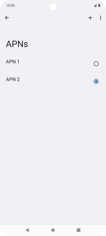 Press the Home key to return to the home screen.