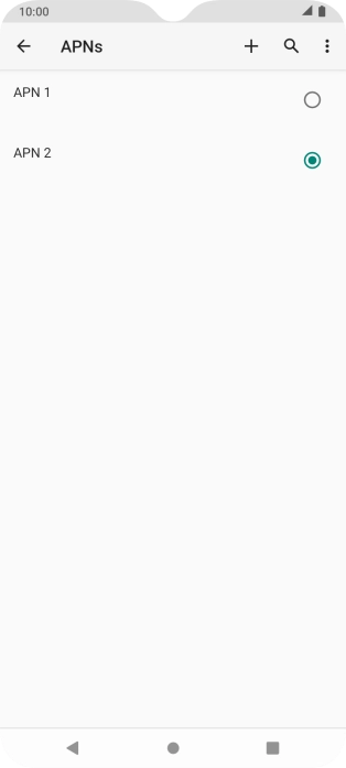 Press the Home key to return to the home screen.