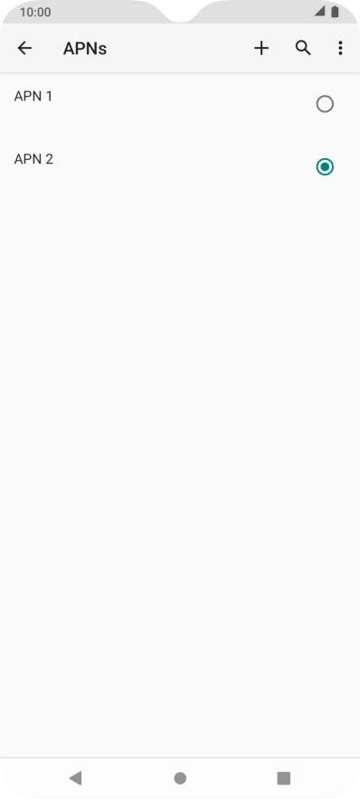 Press the Home key to return to the home screen.