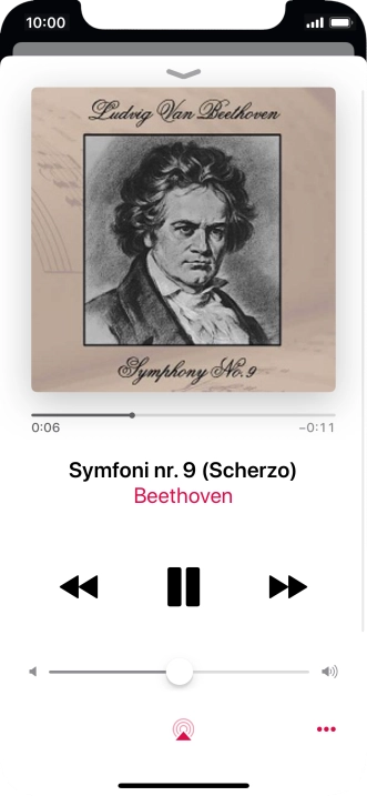 Press arrow right to go to the next audio file.