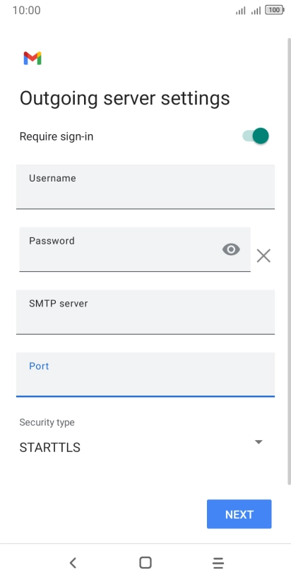 Press the drop down list below 