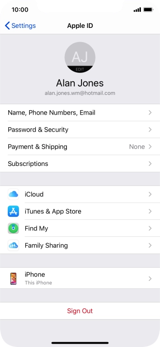 Slide your finger upwards starting from the bottom of the screen to return to the home screen.