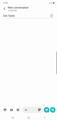 Press the picture icon.