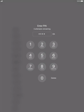 Key in your PIN and press OK.