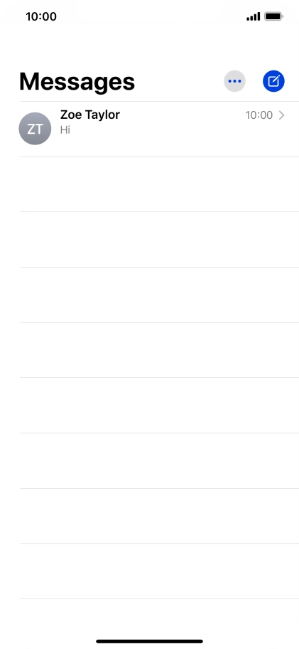 Press the new message icon.
