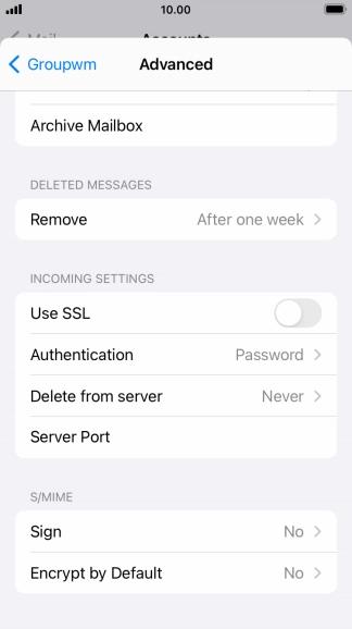 Press Authentication.