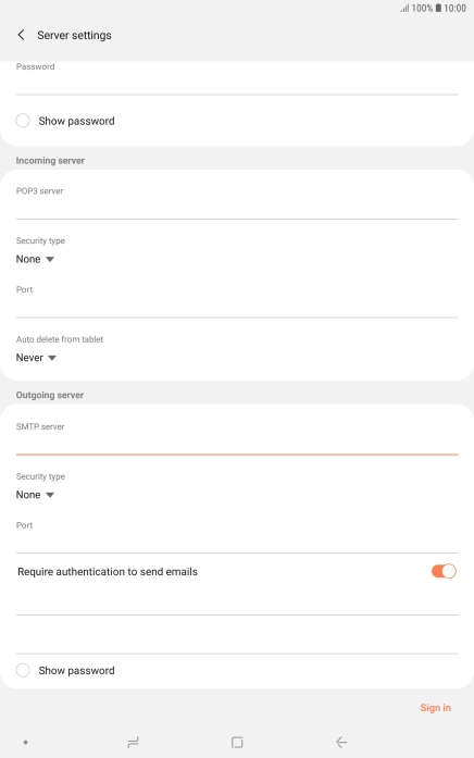 Press the drop down list below 