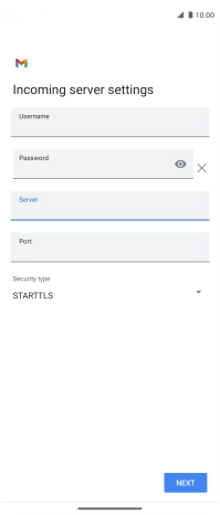 Press the field below 