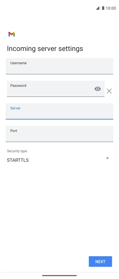 Press the field below 
