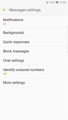 Press More settings.