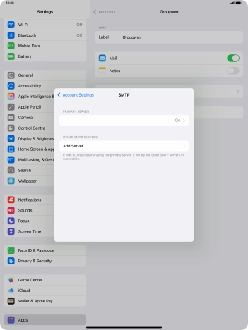 Press the field below 
