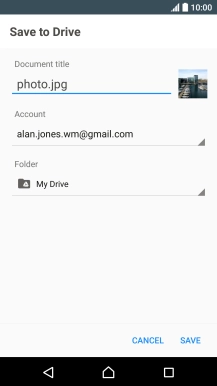 Press the field below 