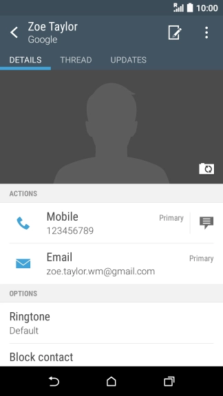 Press the required number.