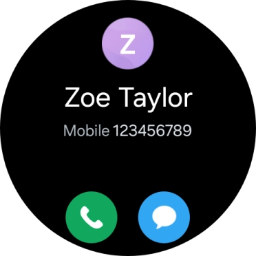 Press the call icon.