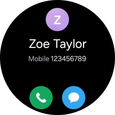 Press the call icon.