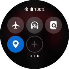 Press the find my phone icon to send a signal to your phone.