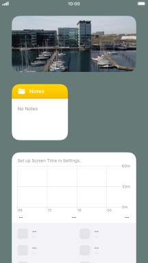 Press and hold the required Widget Stack.