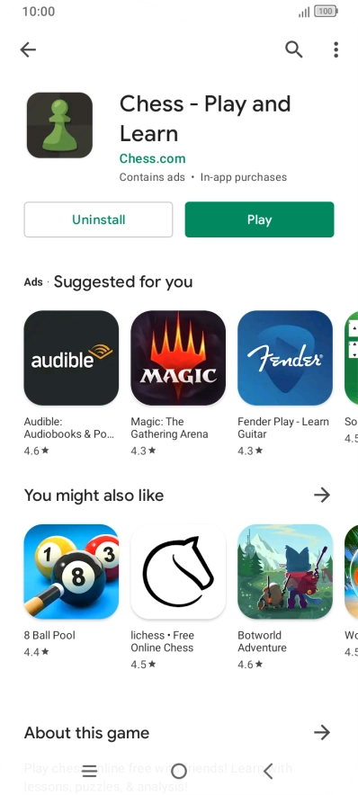 Press the Home key to return to the home screen.