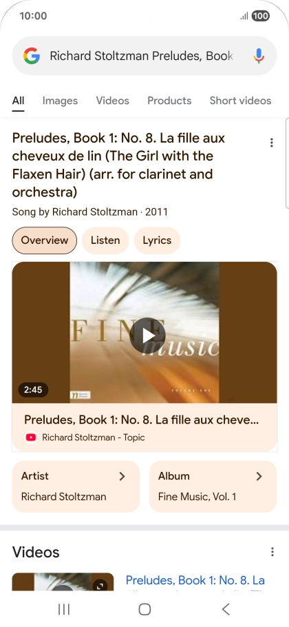 Follow the instructions on the screen to use the search results.
