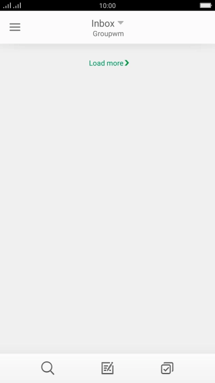 Slide your finger right starting from the left side of the screen.