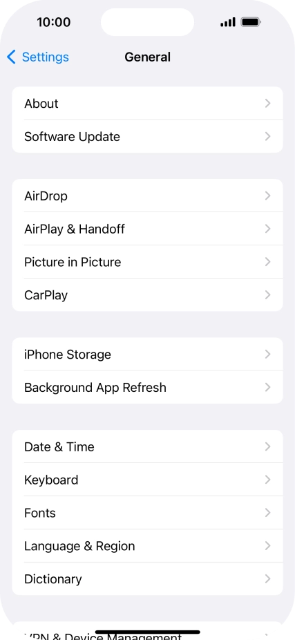 Press Background App Refresh.