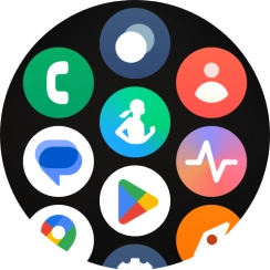Press the running applications icon.