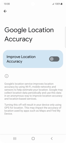 If you press the indicator next to 