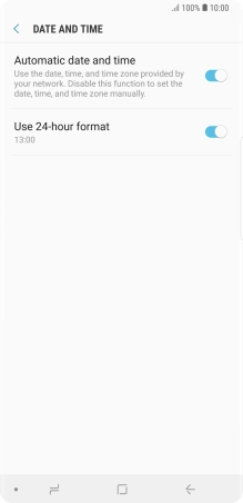 Press the Home key to return to the home screen.