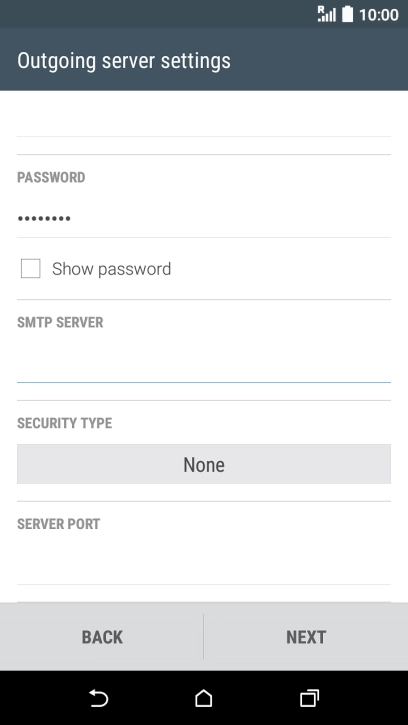 Press the field below 