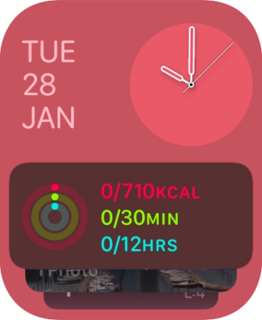 Press and hold anywhere on the screen.